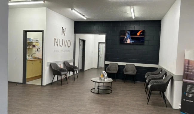 Clean Modern Waiting Area at our 5* Practice